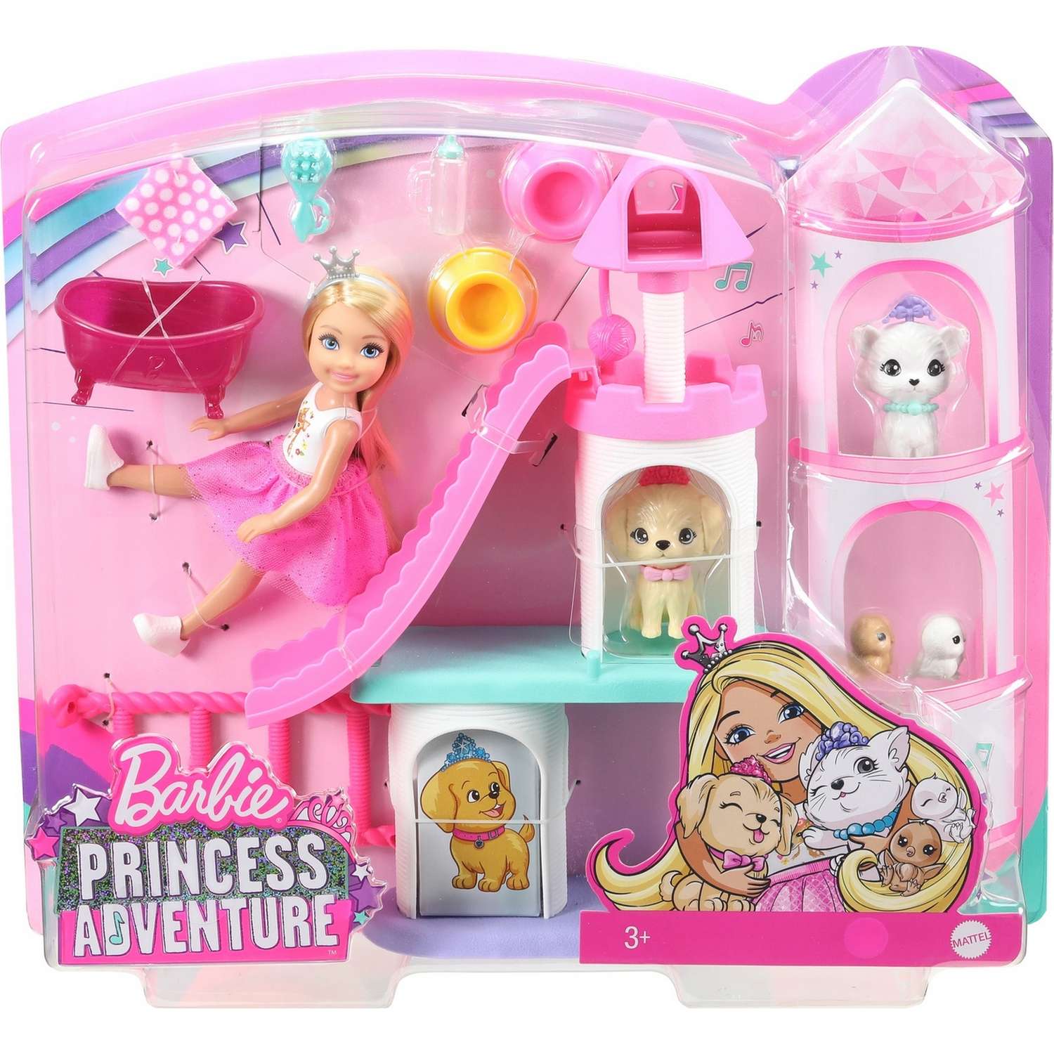 Набор игровой Barbie Семья Приключения принцессы Челси 1 GML73 GML72 - фото 2