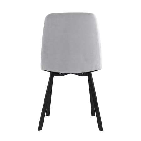 Комплект стульев Фабрикант 2 шт Oliver Square велюр светло-серый