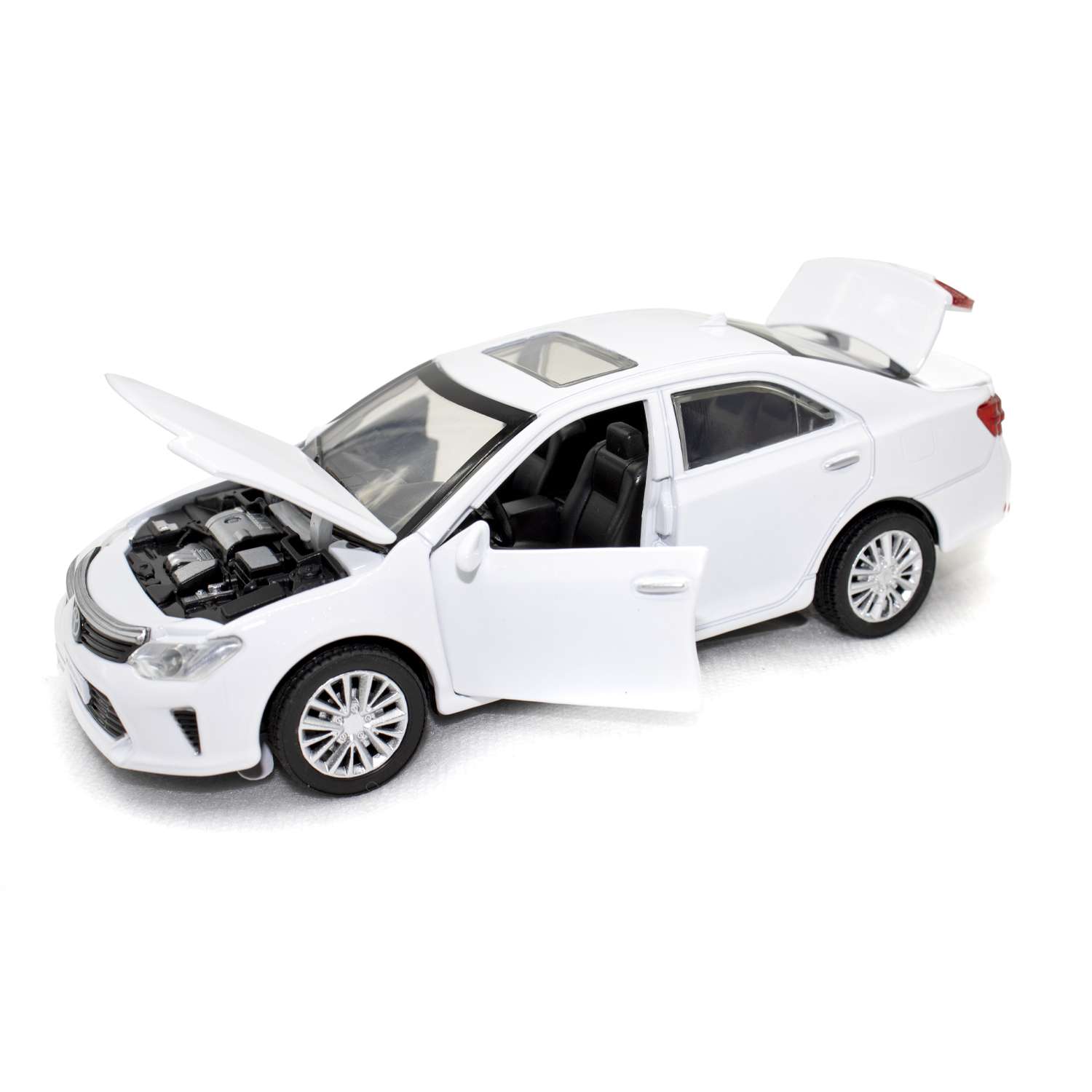 Модель автомобиля KINSMART Тойота белая АМ0015 - фото 2