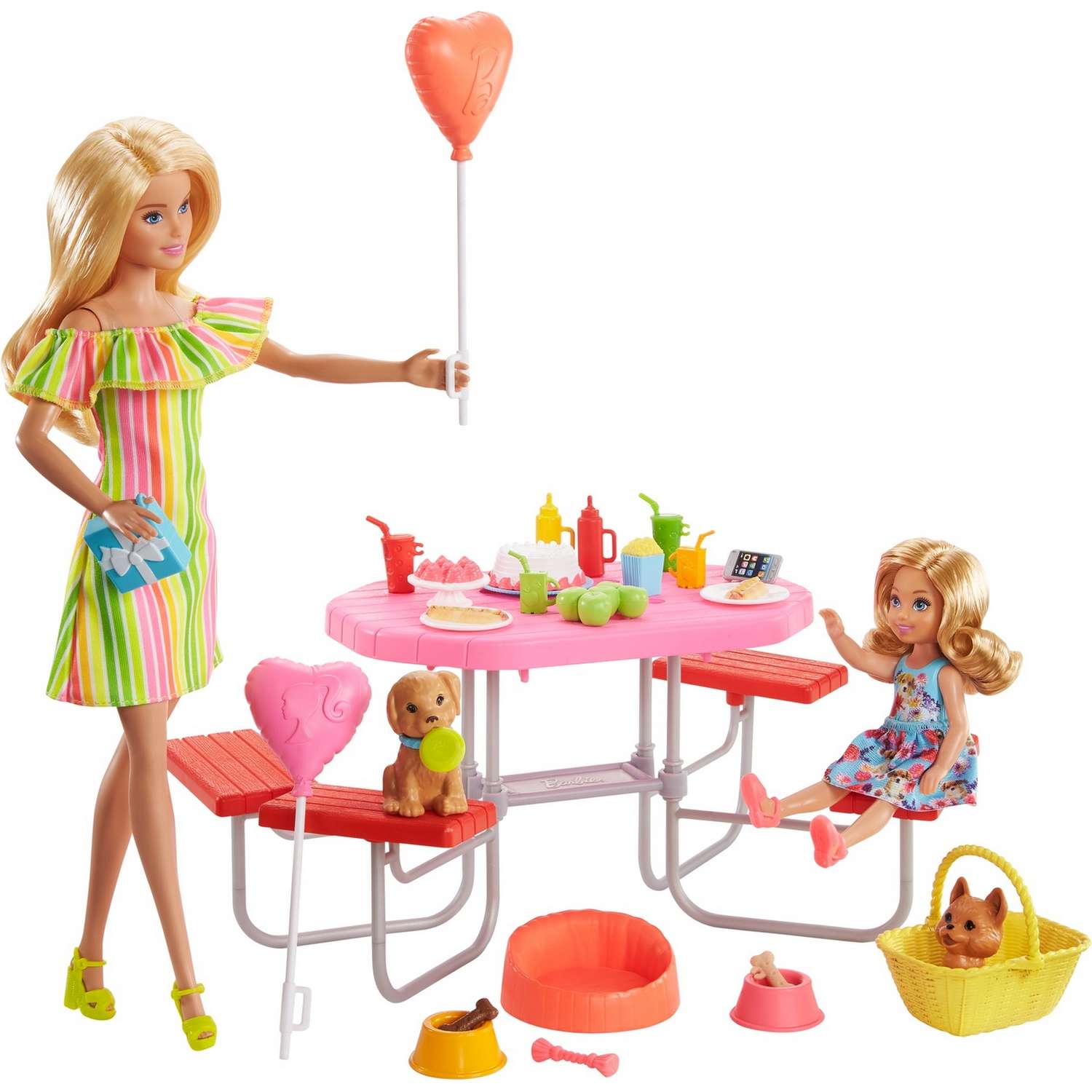 Набор игровой Barbie Пикник с щенками GNC61 GNC61 - фото 1