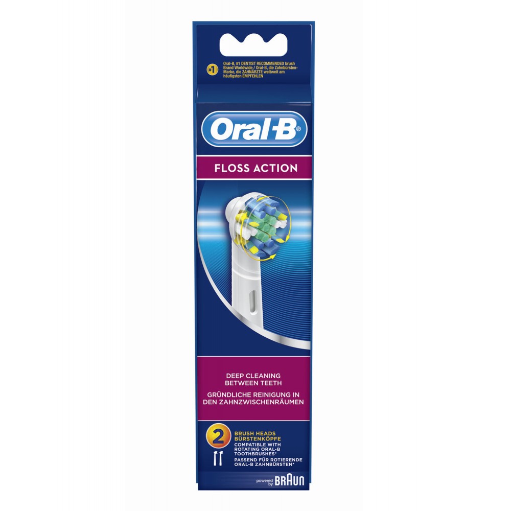 Насадки для зубных щеток Oral-B Floss Action EB 25-2 2 шт - фото 7