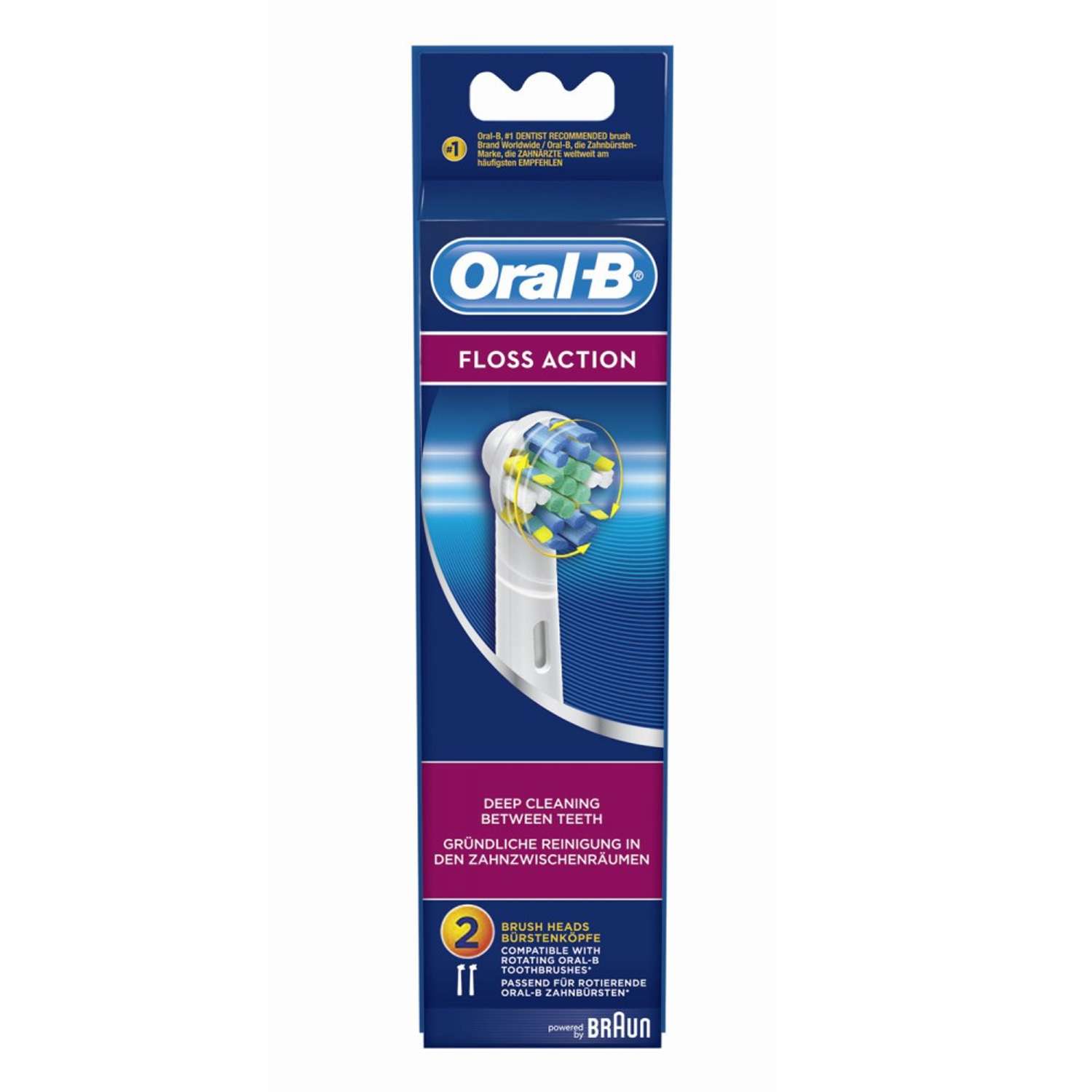 Насадки для зубных щеток ORAL-B Floss Action EB 25-2 2 шт - фото 7