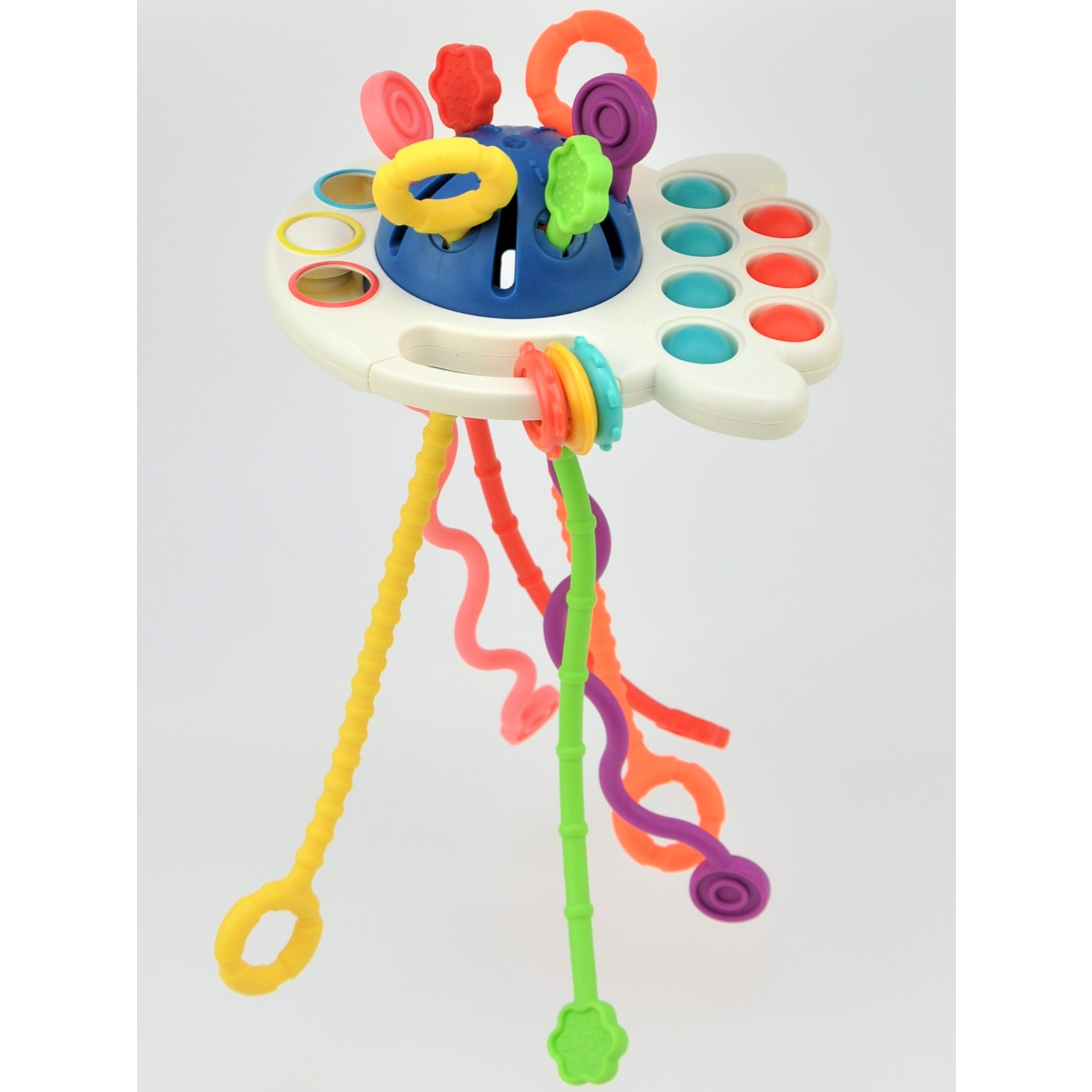 Развивающая игрушка GRACE HOUSE сенсорная погремушка тянучка для малышей - фото 5