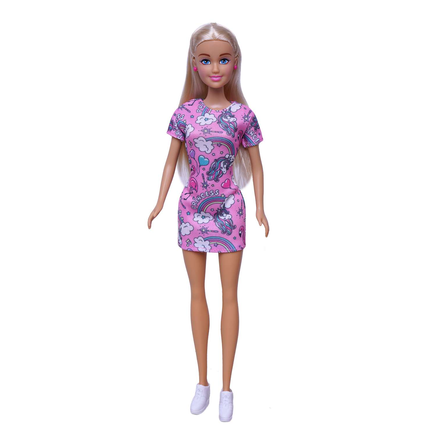 Кукла Demi Star в платье единорог Розовое 99666-1 99666-1 - фото 2