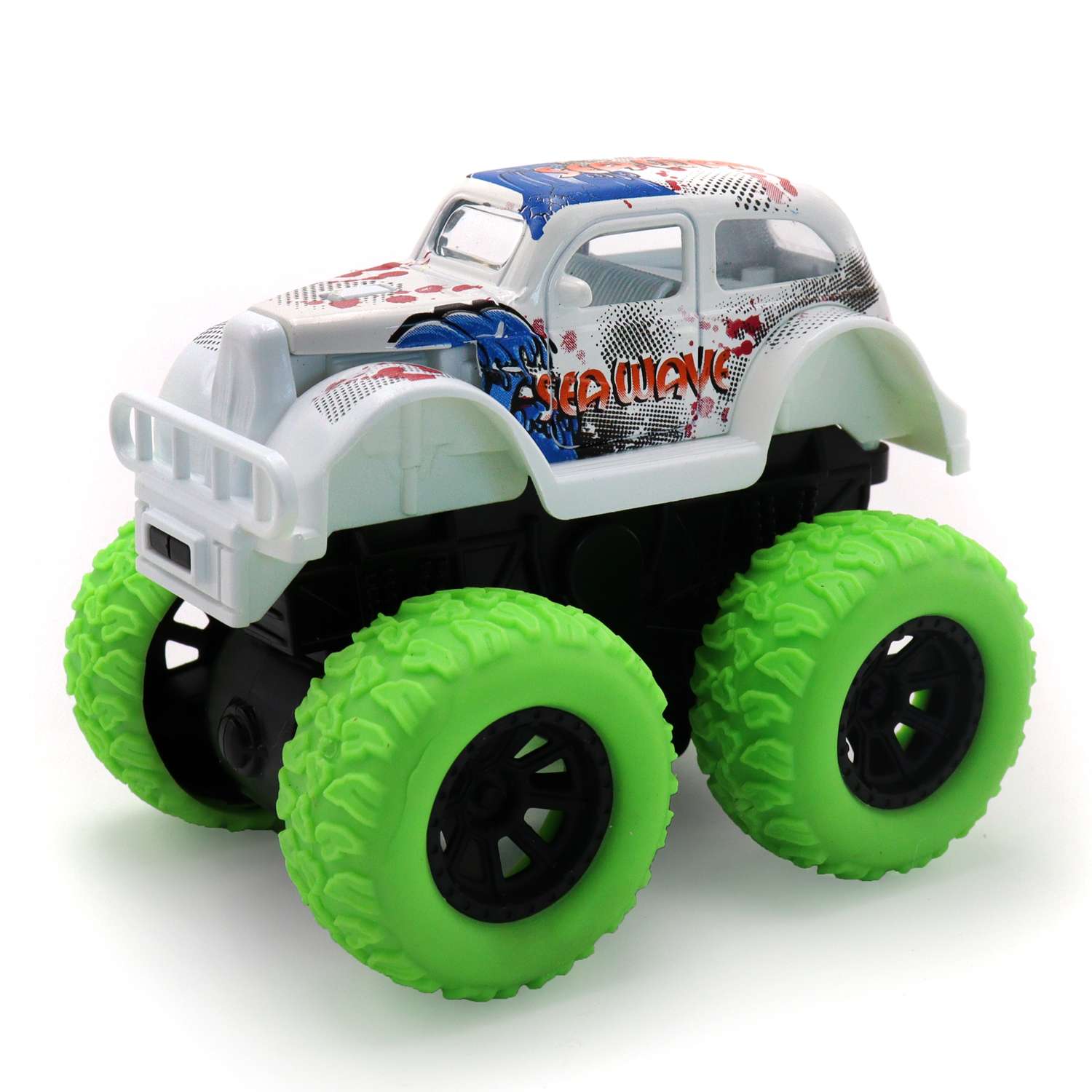 Машинка Funky Toys с зелеными колесами FT8484-4 FT8484-4 - фото 1