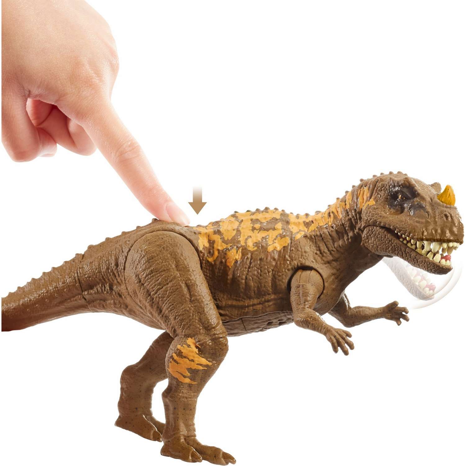 Фигурка Jurassic World Цератозавр Коричневый GHT11 - фото 5
