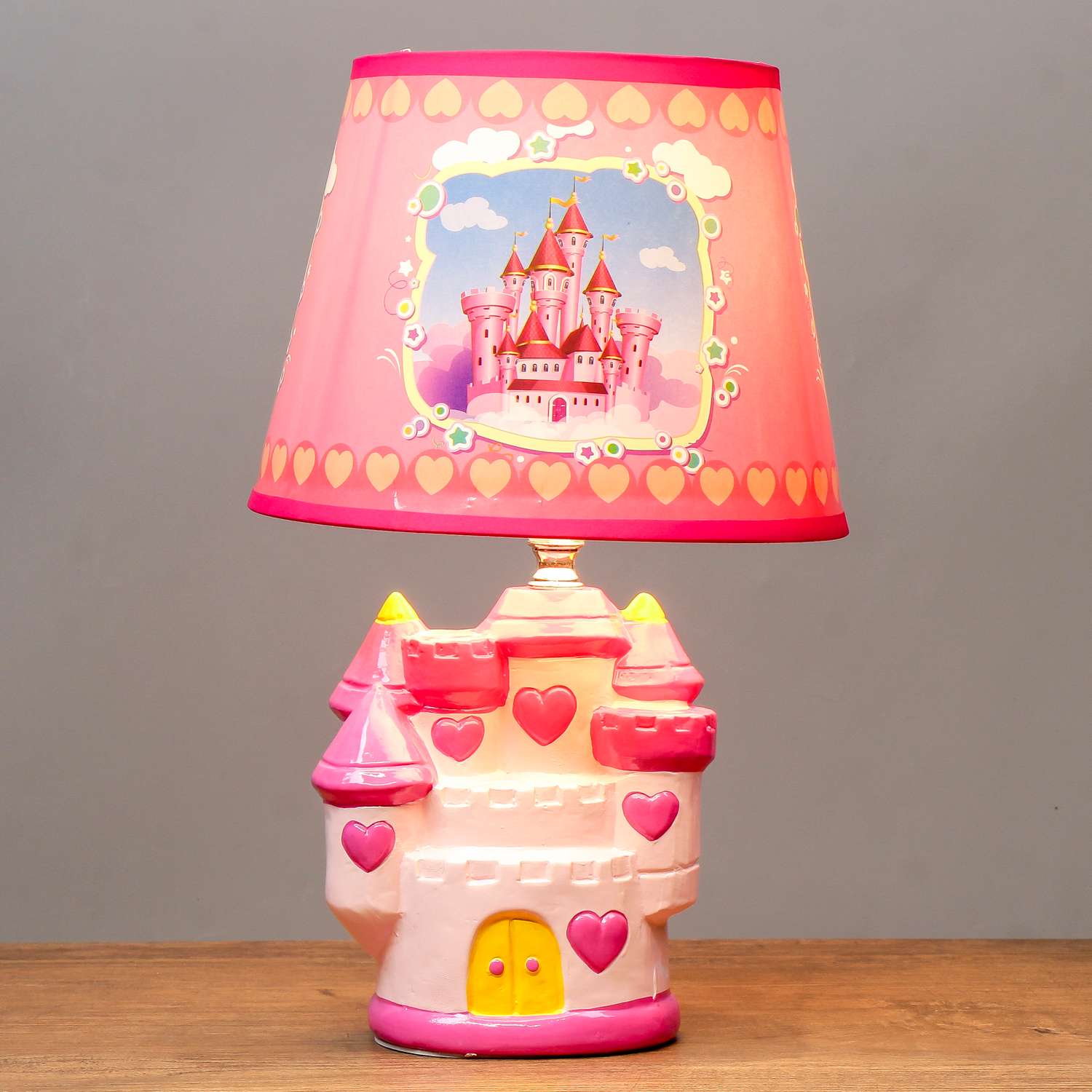 Лампа настольная RISALUX Королевство розовый E14 40Вт 220В - фото 3