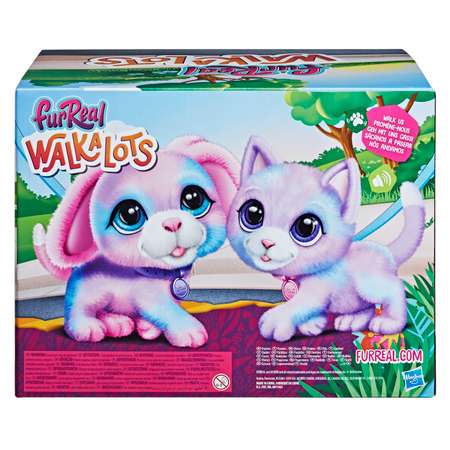 Набор игровой FurReal Friends Радужные Котенок и Щенок F26035S0