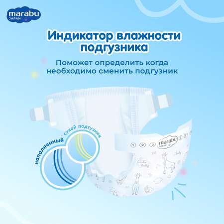 Подгузники MARABU NB (2-5 кг) 38 шт