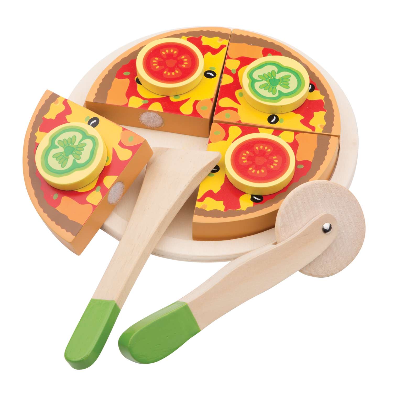 Игровой набор New Classic Toys Пицца овощная 10587 - фото 1