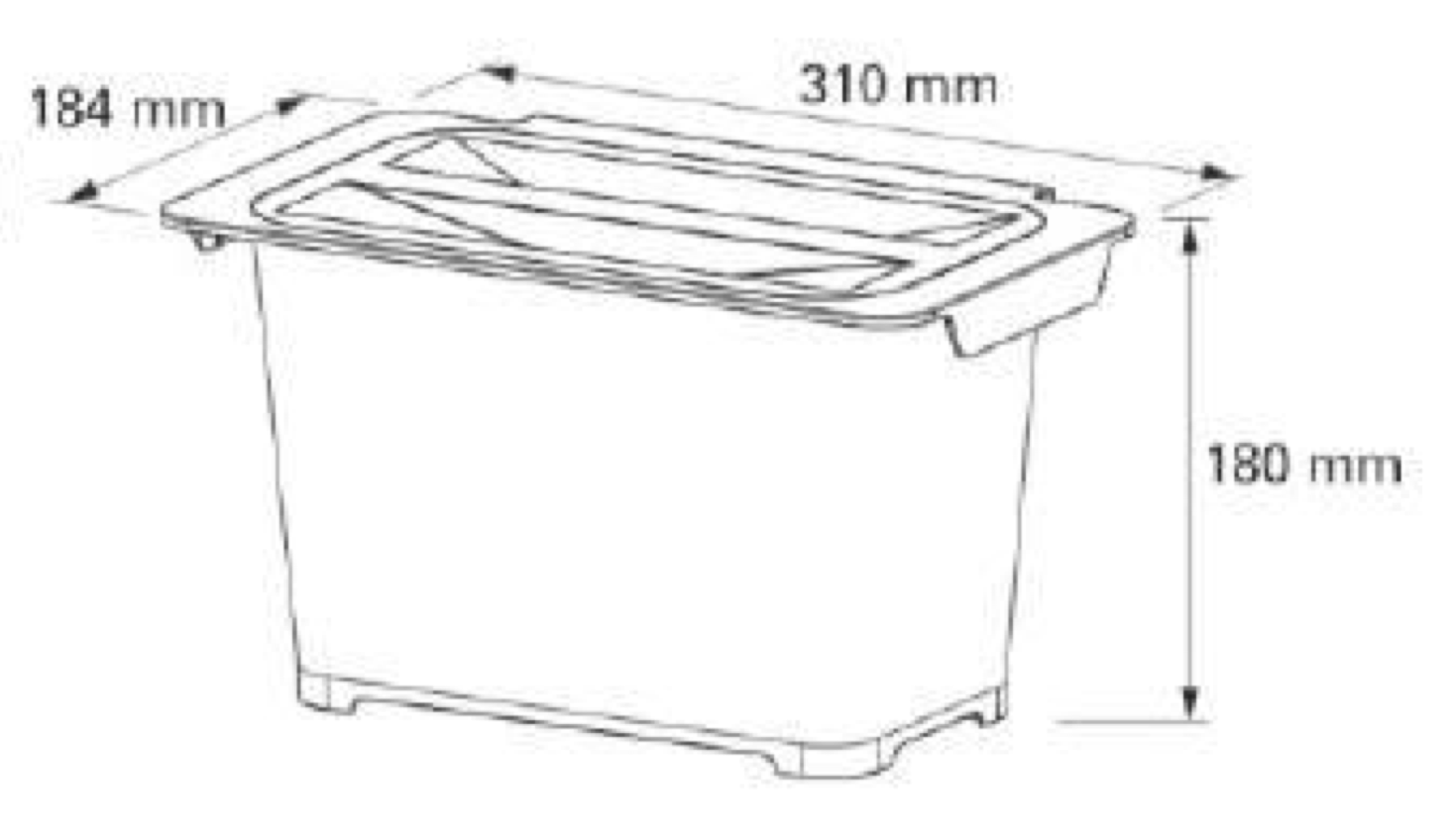 Контейнер для мусора NAVAKO Eta 5 Light Grey - фото 3