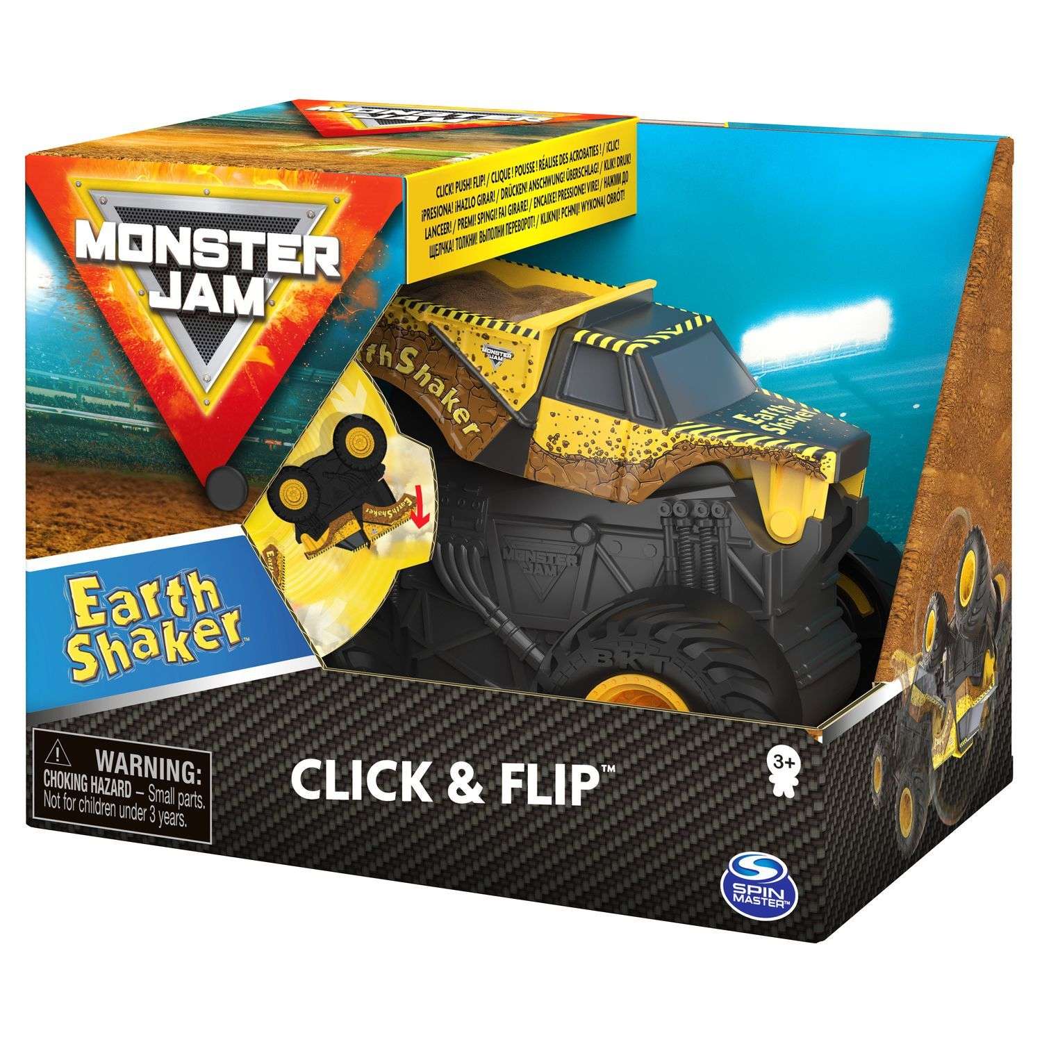 Машинка Monster Jam 1:43 Earth Shaker инновационная 6061852 6061852 - фото 2
