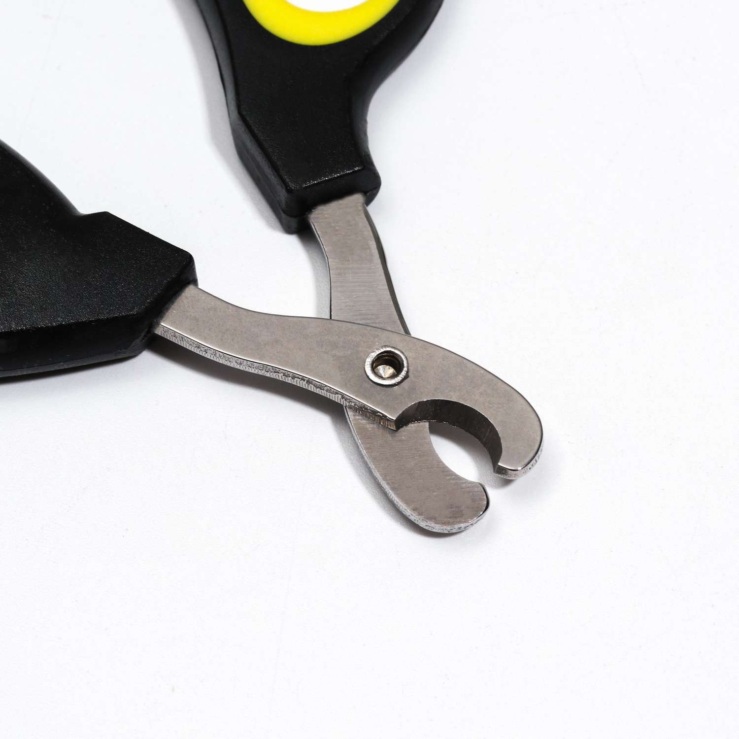 Ножницы-когтерезы Пижон с эргономичной ручкой чёрно-жёлтые - фото 3