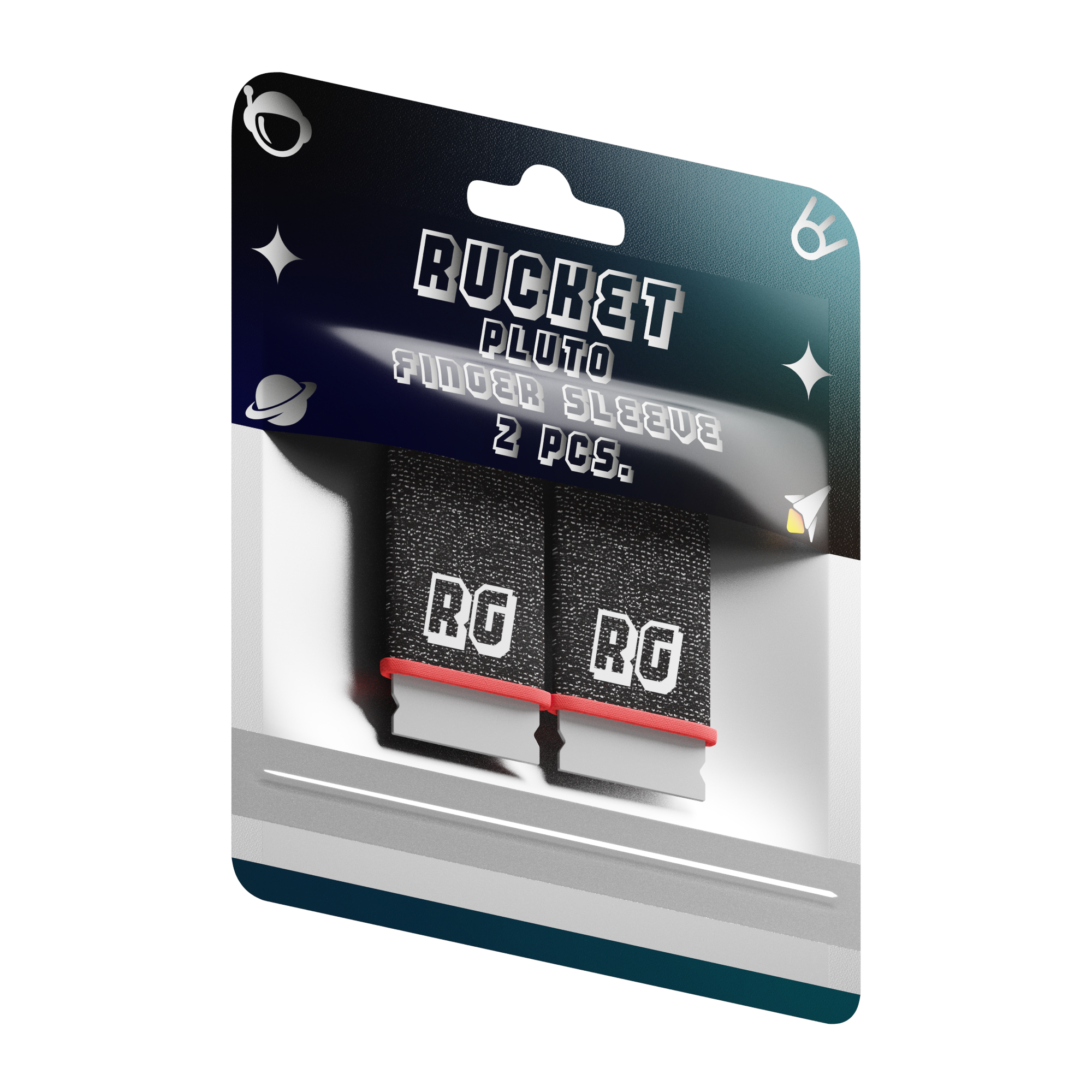 Сенсорные напальчники игровые RUCKET GAMING Сенсорные напальчники геймерские PLUTO by Rucket Gaming для игры в PUBG Mobile 2 шт. - фото 1