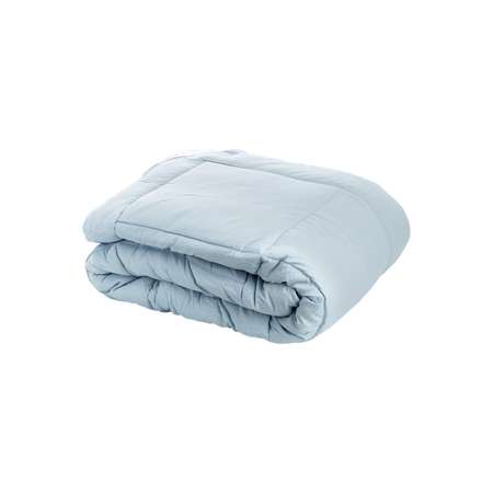 Одеяло/покрывало DeNASTIA 200x220 см голубой R020019