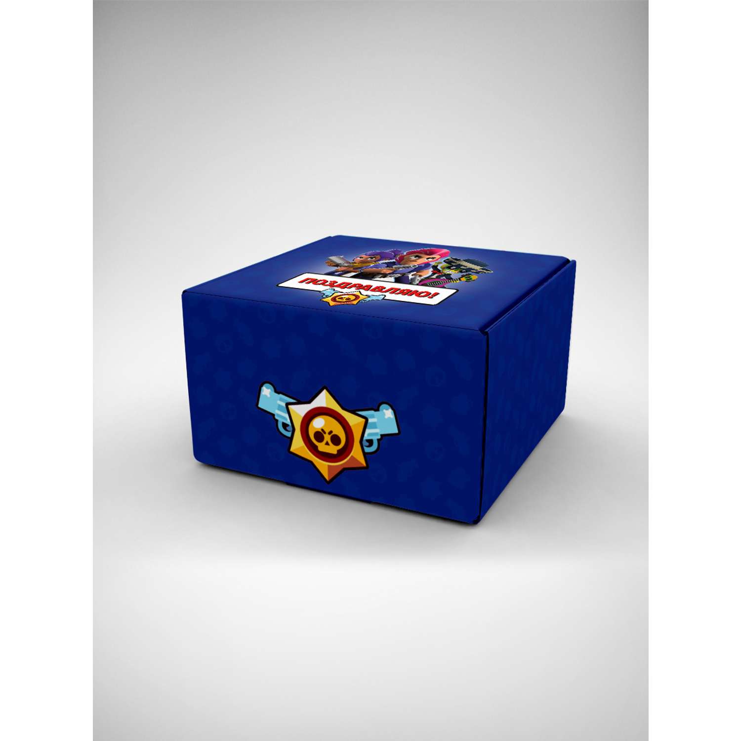 Подарочная коробка с конфетти HitMix Бравл Старс - фото 1