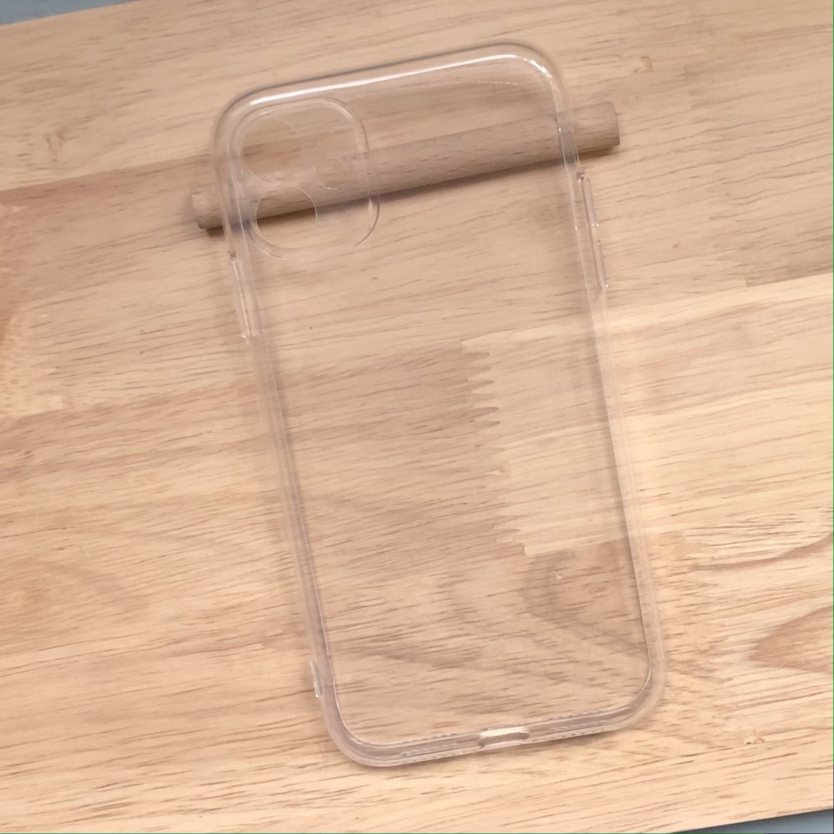 Чехол силиконовый МАККЕЙС Clear Case с защитой камеры /прозрачный / плотный на iPhone 11 - фото 1