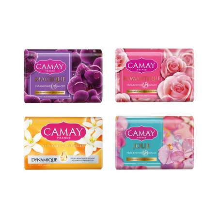 Подарочный набор Camay Коллекция ароматов туалетное мыло 4 штуки