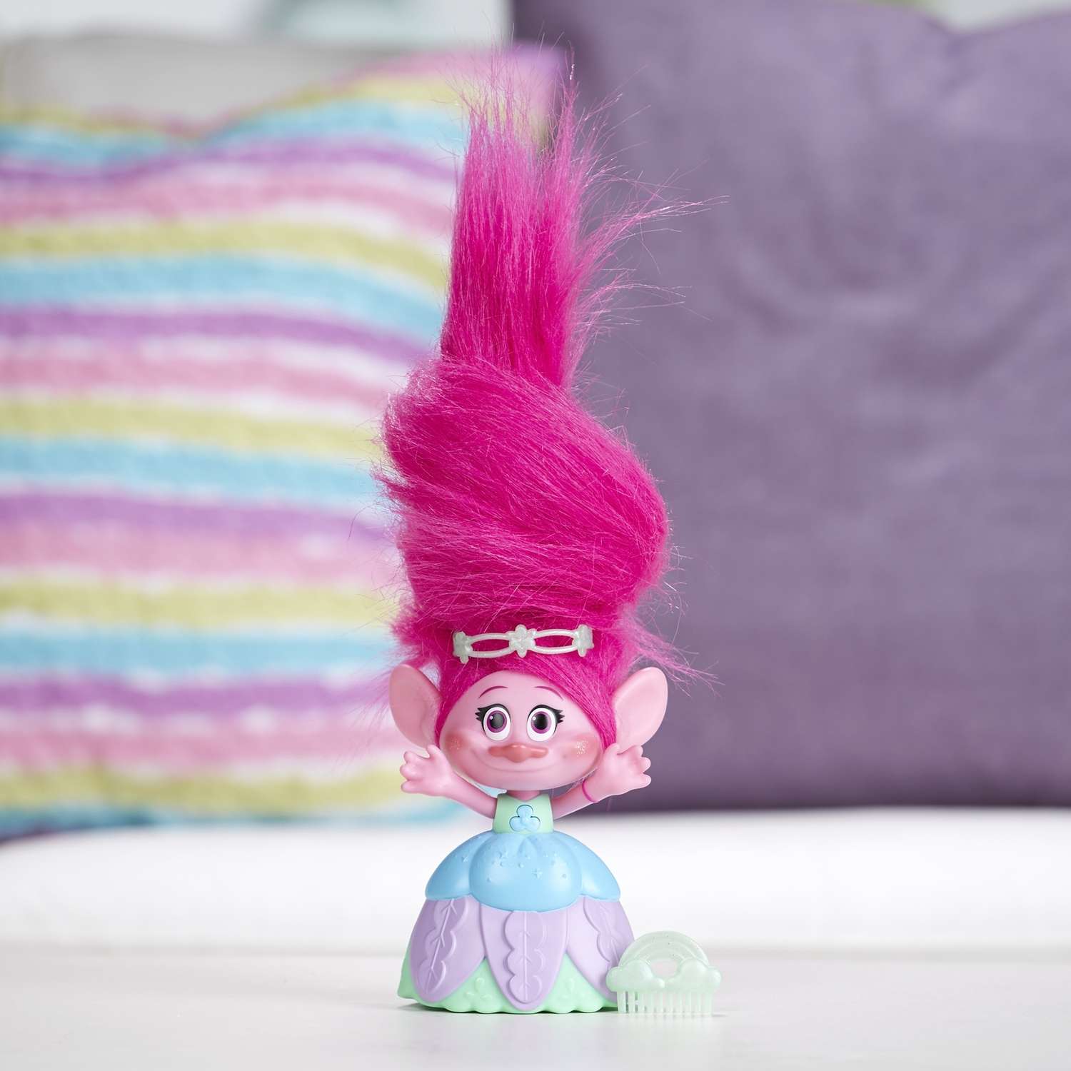 Игровой набор Trolls Поппи с супер длинными поднимающимися волосами - фото 11