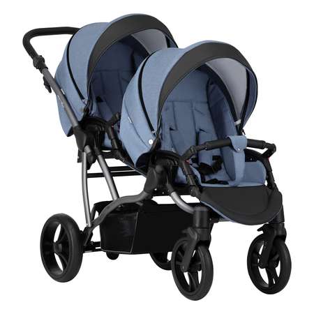 Коляска прогулочная для двойни Bebetto 42 Sport Comfort 02 шасси Графит