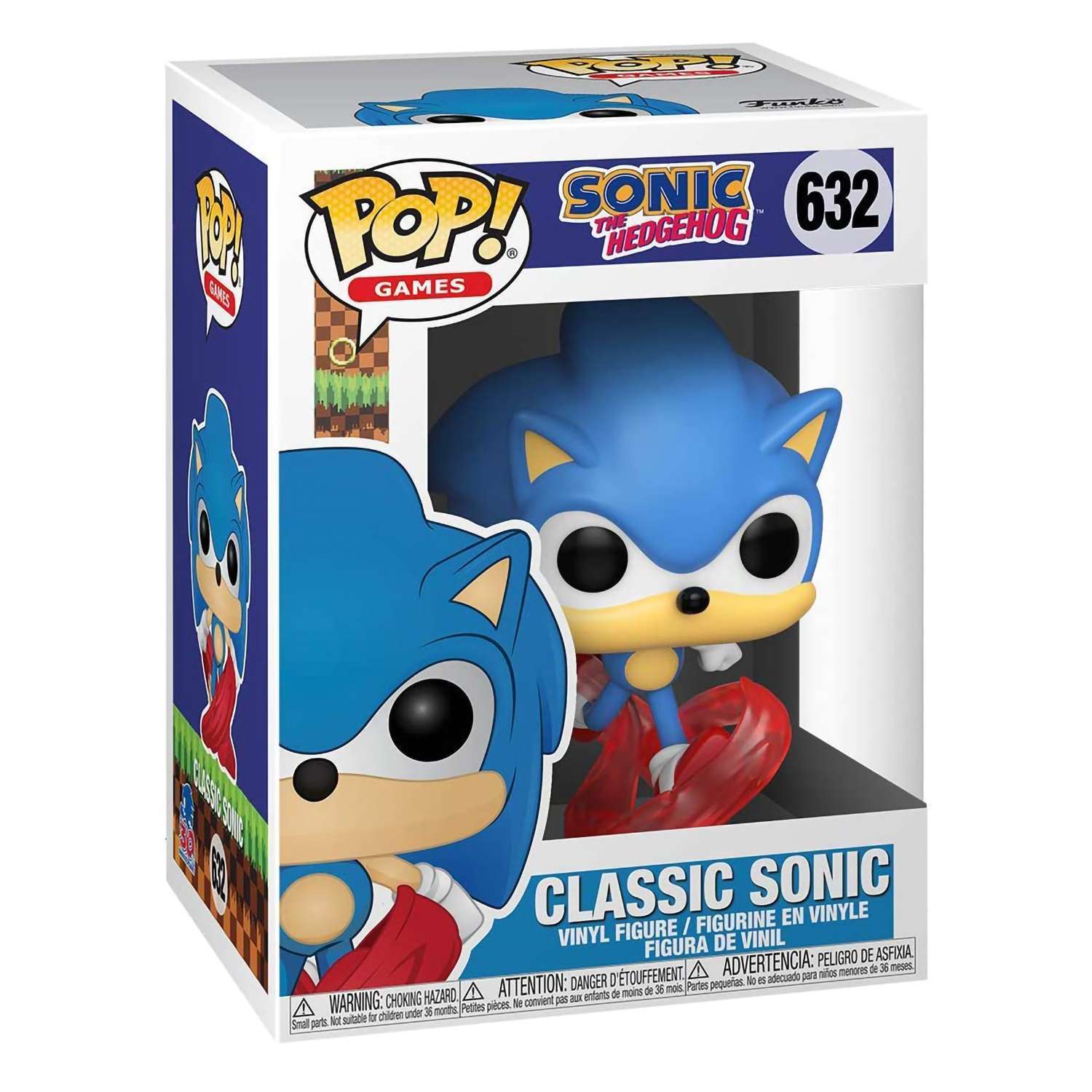 Фигурка Funko POP! Games Sonic the Hedgehog 30th Running Sonic Соник - фото 2