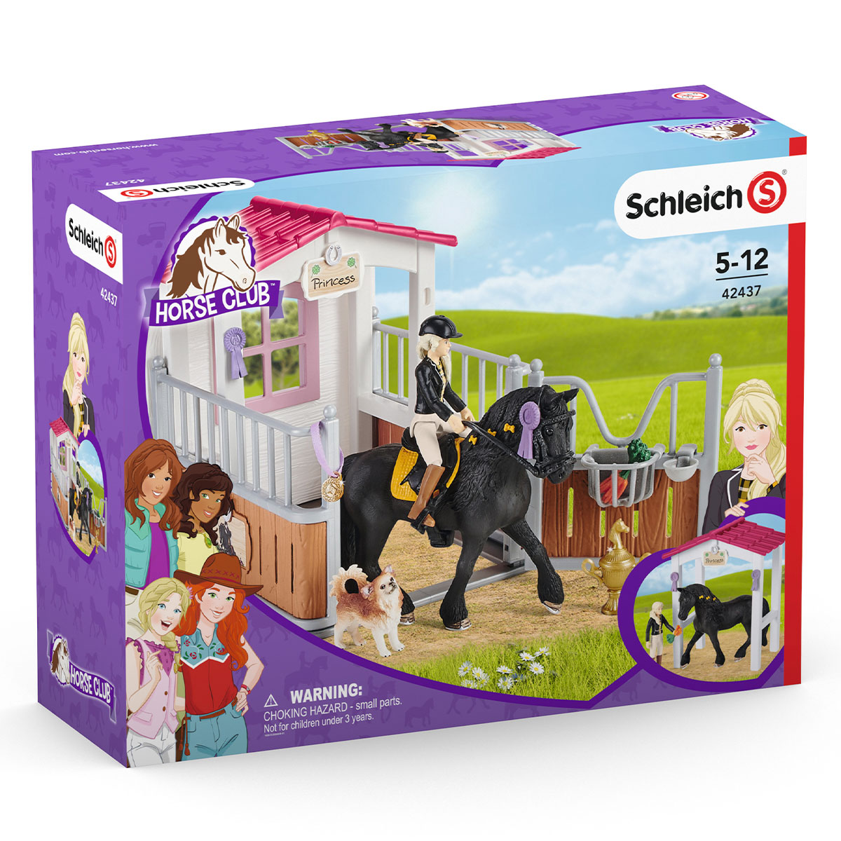 Фигурка SCHLEICH загон для лошадей с тори и принцессой - фото 5