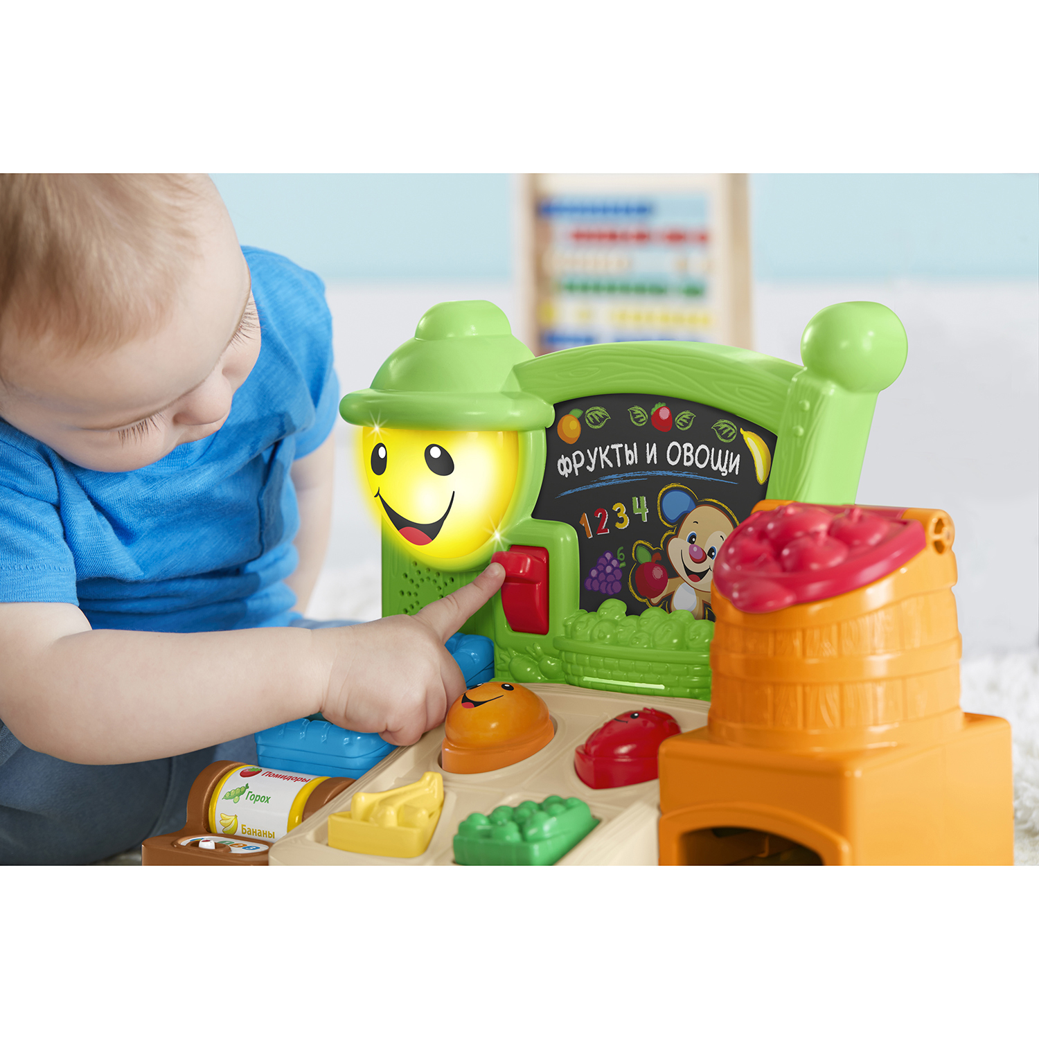 Развивающая игрушка Fisher Price Прилавок с фруктами и овощами - фото 9