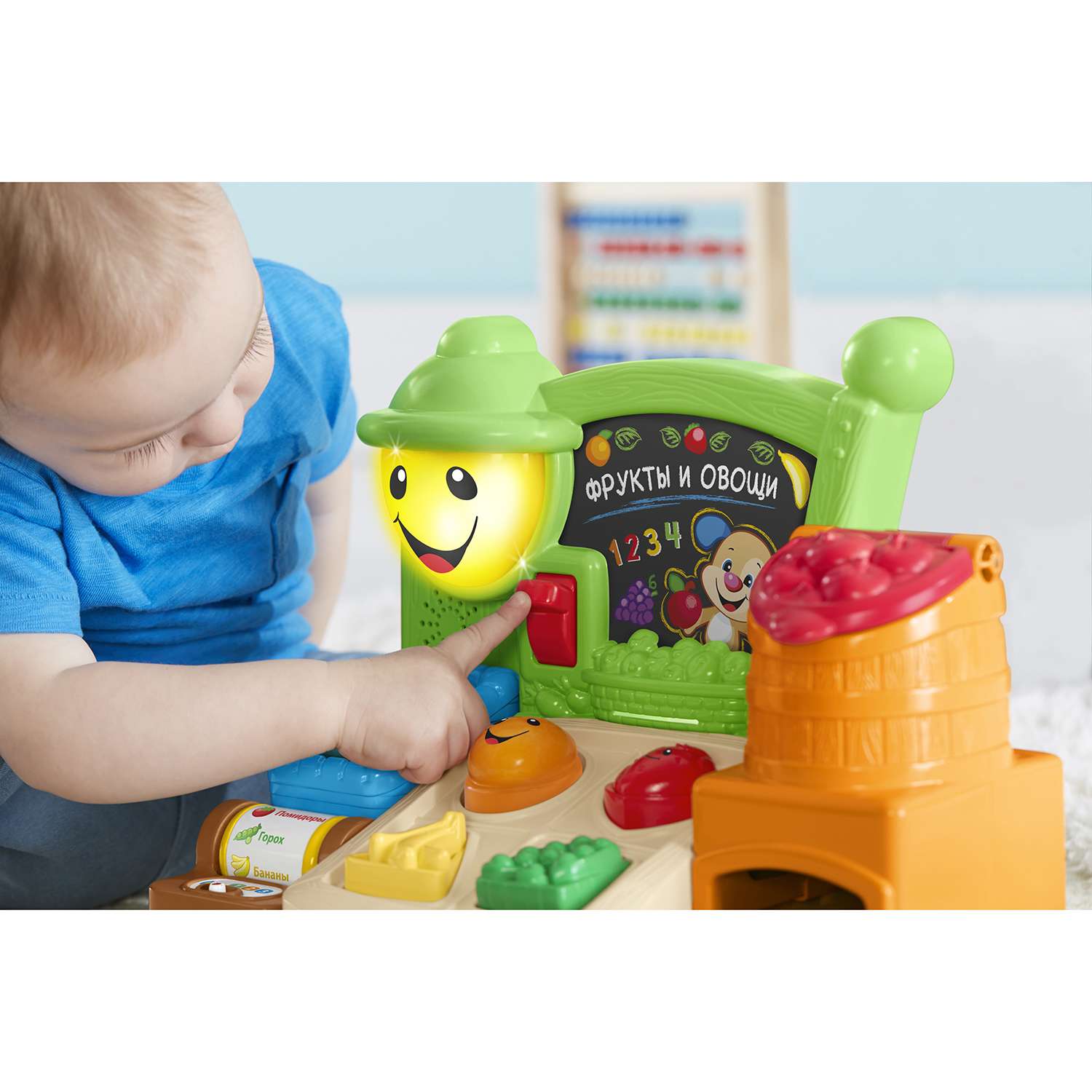 Развивающая игрушка Fisher Price Прилавок с фруктами и овощами - фото 9