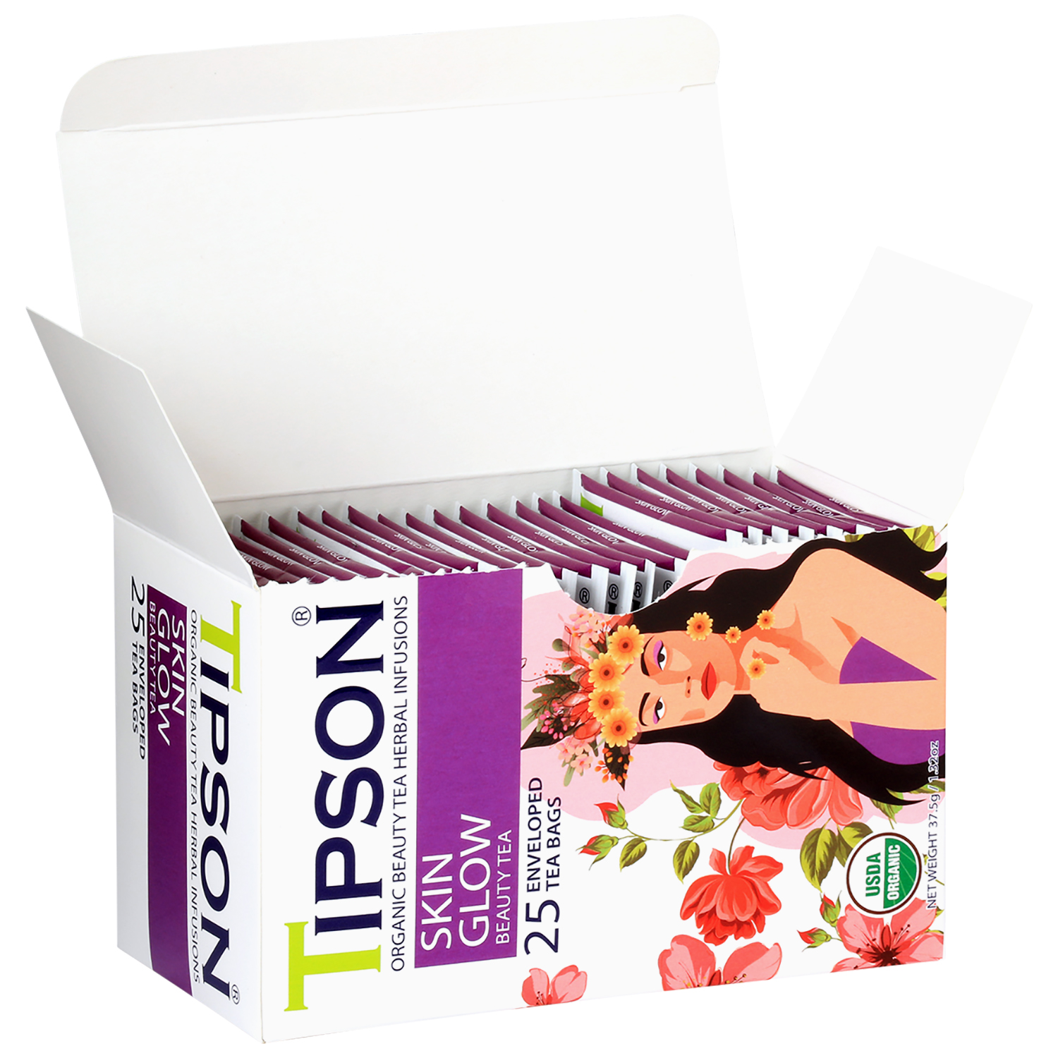 Чай Tipson Beauty Tea Skin Glow 25 саше - фото 2