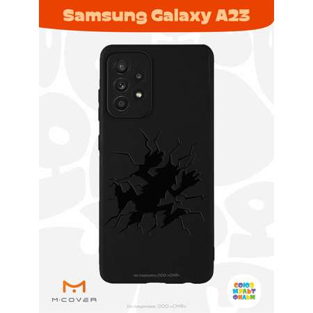 Силиконовый чехол Mcover для смартфона Samsung A23 Союзмультфильм Волк упал