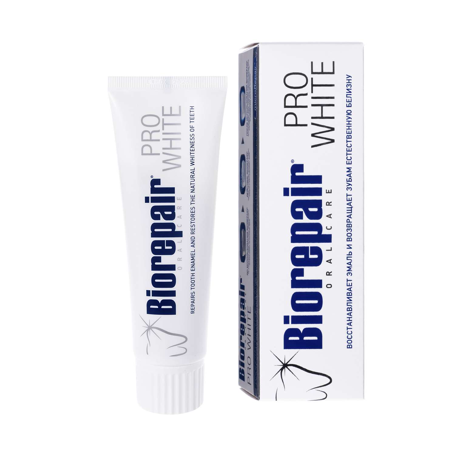 Зубная паста Biorepair Pro White 75мл с 14лет - фото 1