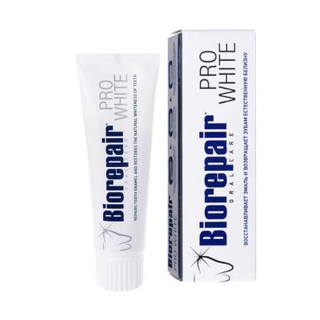 Зубная паста Biorepair Pro White 75мл с 14лет