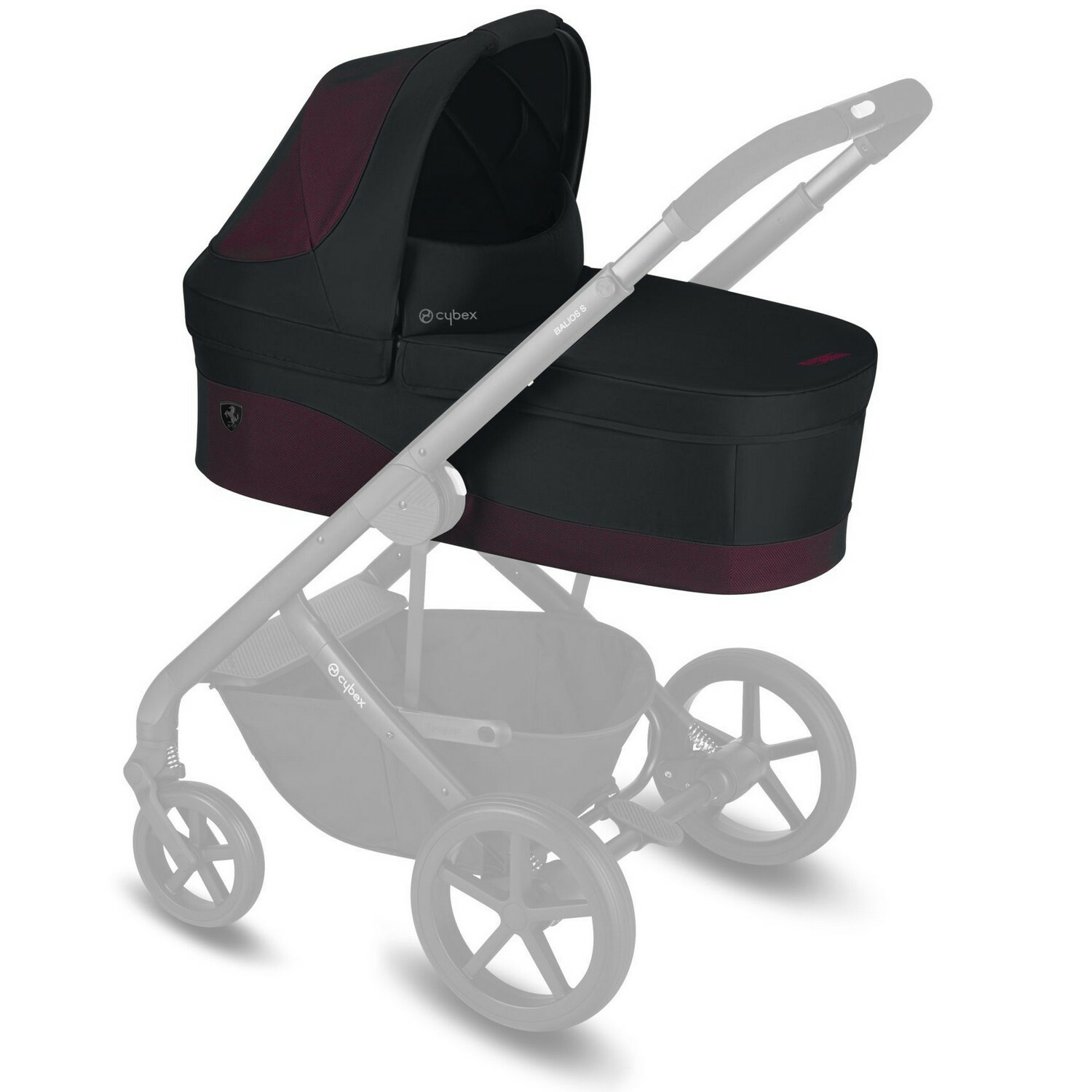 Блок спальный для коляски Cybex Cot S Balios S Fe Ferrari Victory Black - фото 3