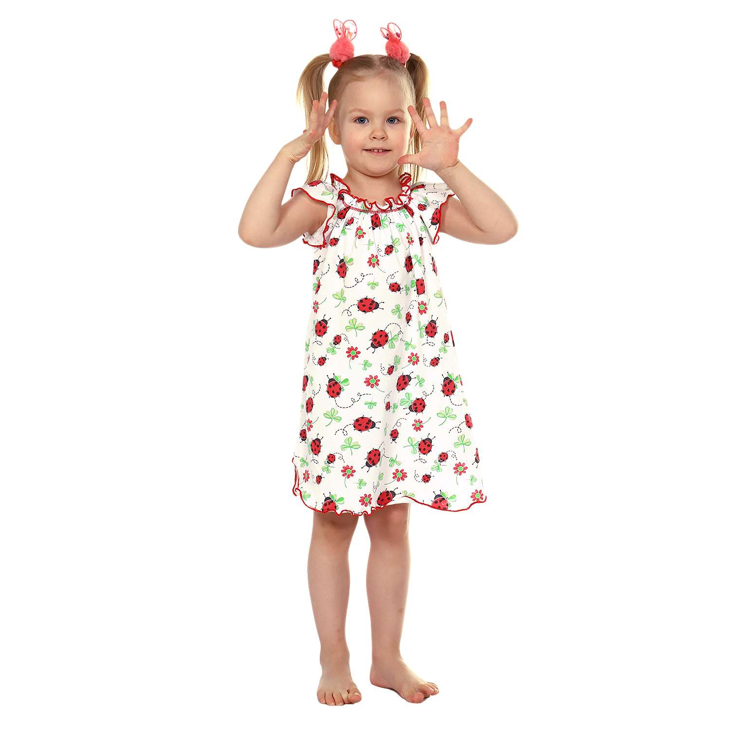 Сорочка ночная Детская Одежда 0003К/красный - фото 1