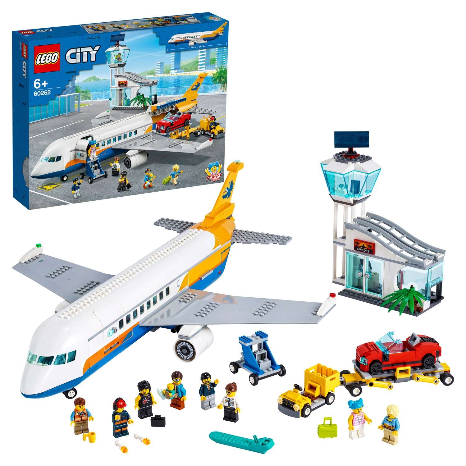 Конструктор LEGO City Пассажирский самолёт 60262 - фото 1