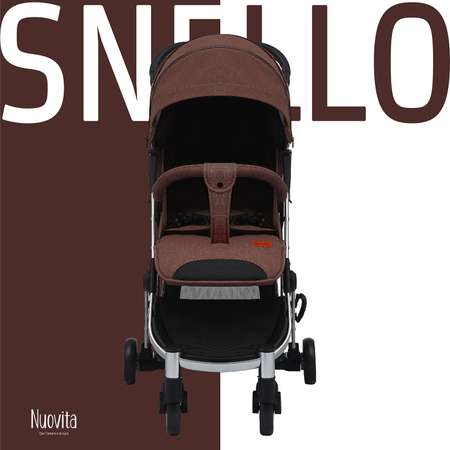 Коляска прогулочная Nuovita Snello Marrone