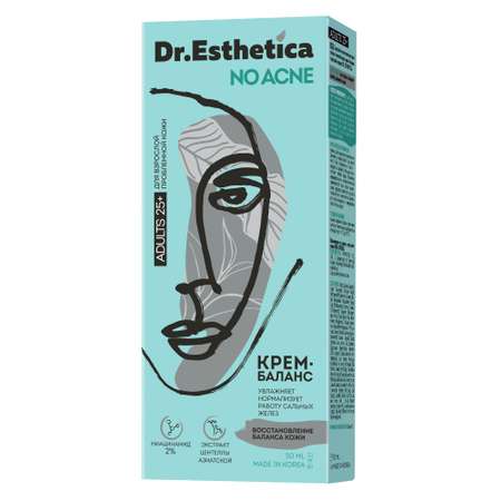 Крем-баланс Dr. Esthetica от прыщей 50 мл