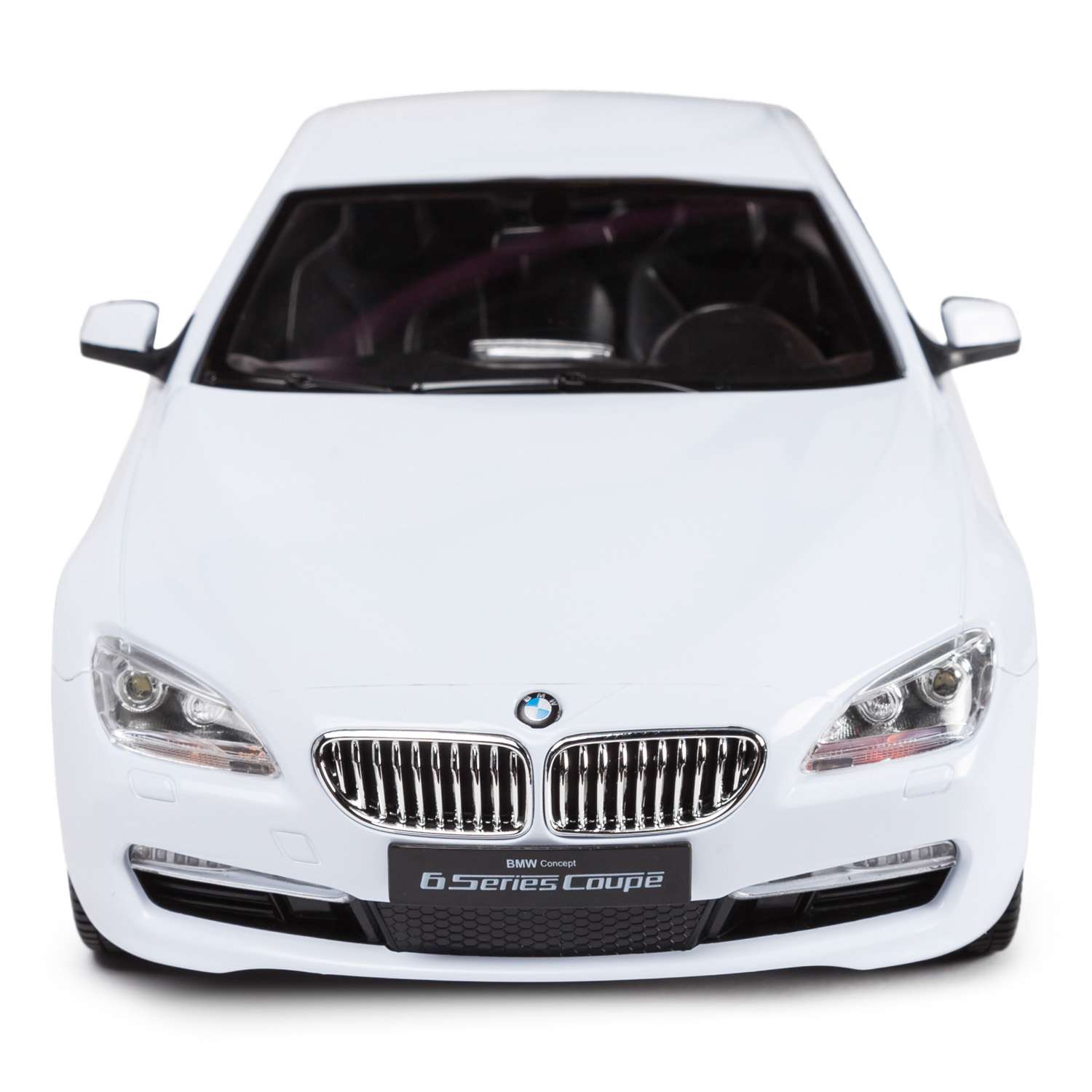 Машинка радиоуправляемая Rastar BMW 6 Series 1:14 белая - фото 8