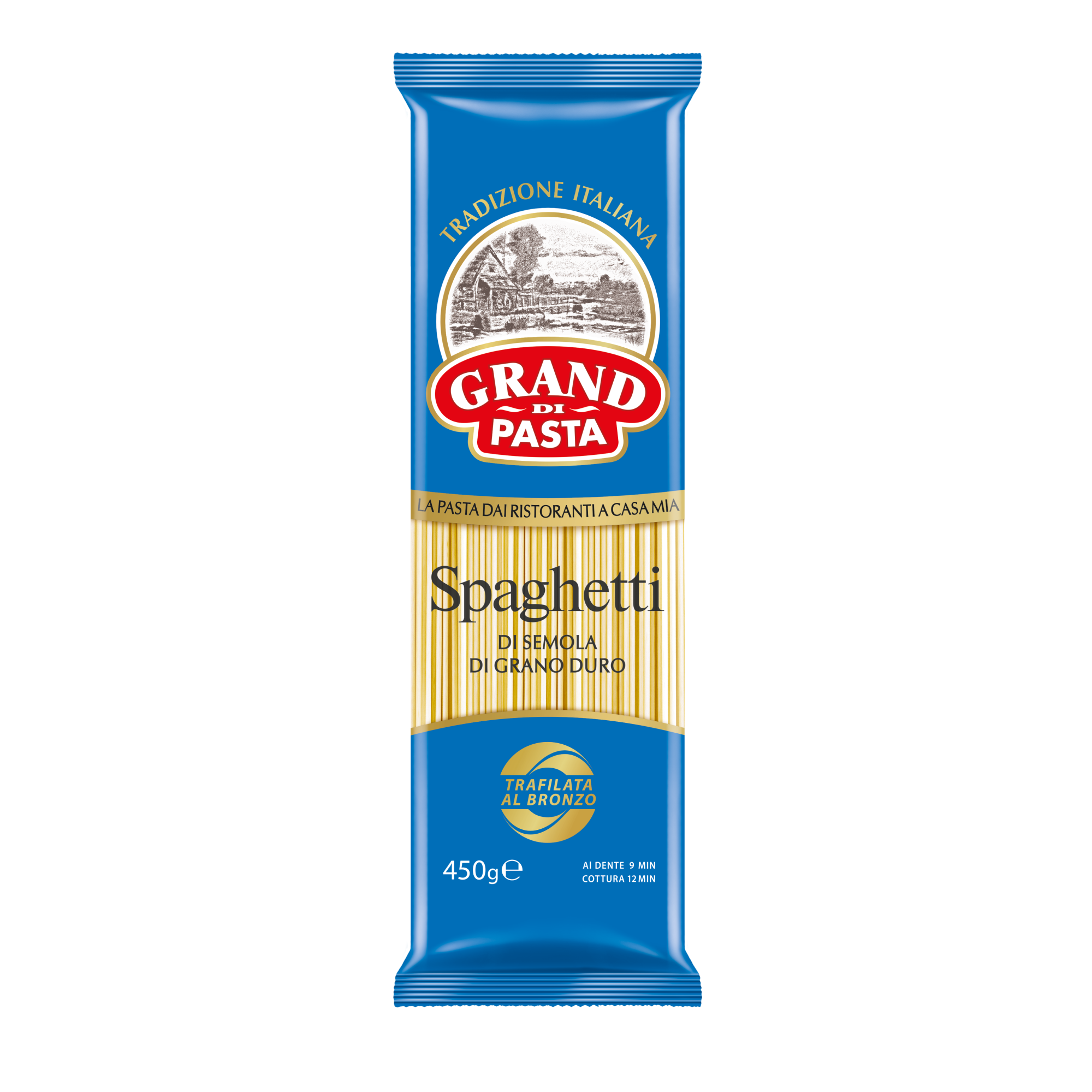 Макаронные изделия Grand Di Pasta Spaghetti 450 гр - фото 1