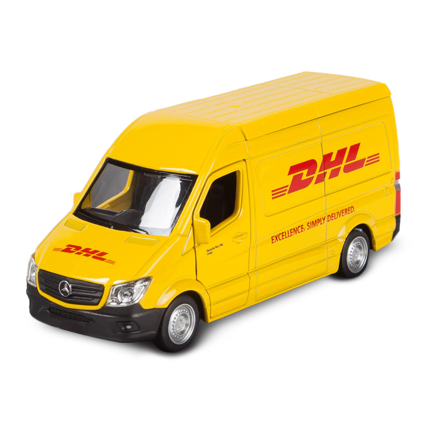 Фургон Mobicaro Mercedes Benz Sprinter DHL 1:32 купить по цене 999 ? в  интернет-магазине Детский мир