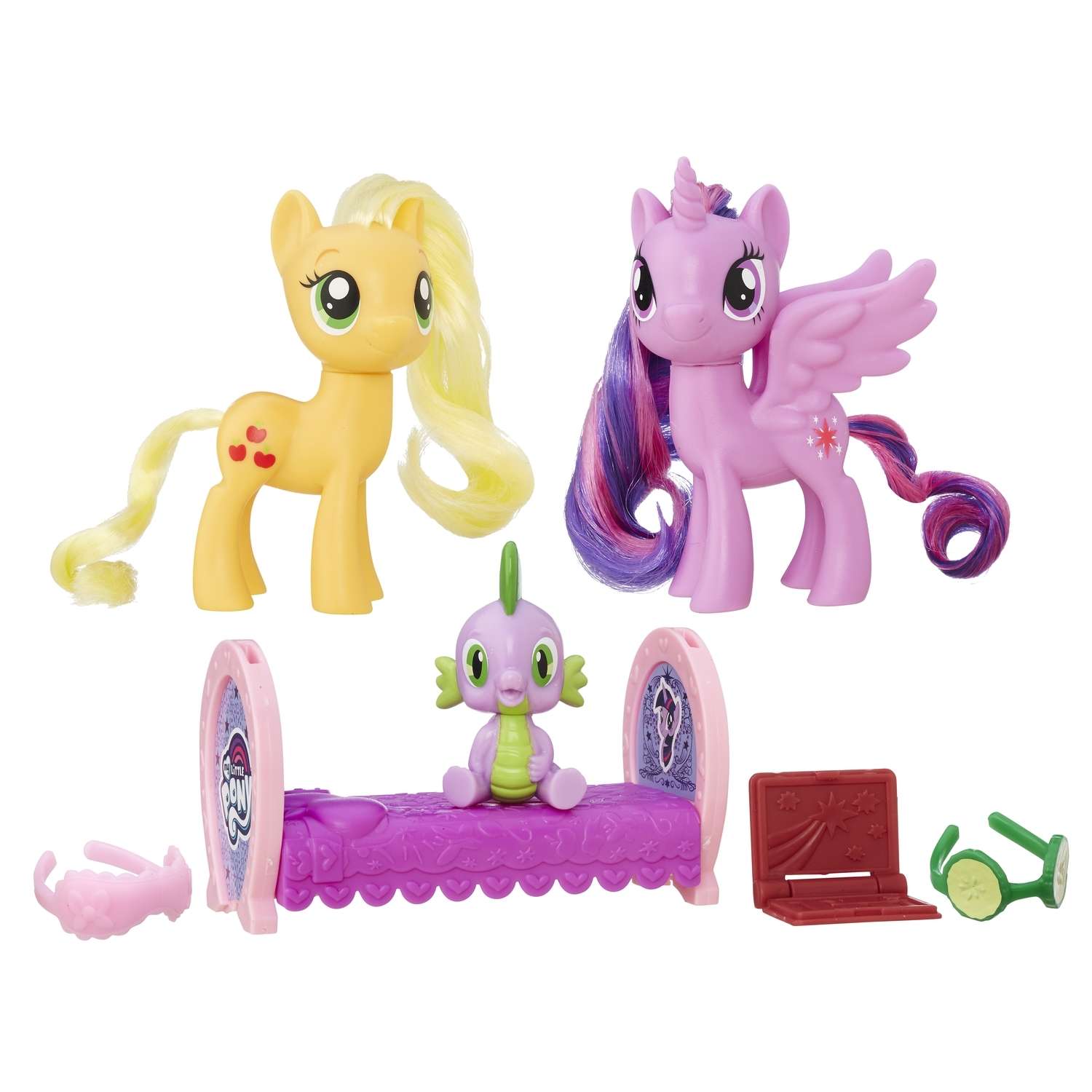 Набор My Little Pony Пони-модницы парочки Искорка и Эпл Джек B9850EU40 - фото 1