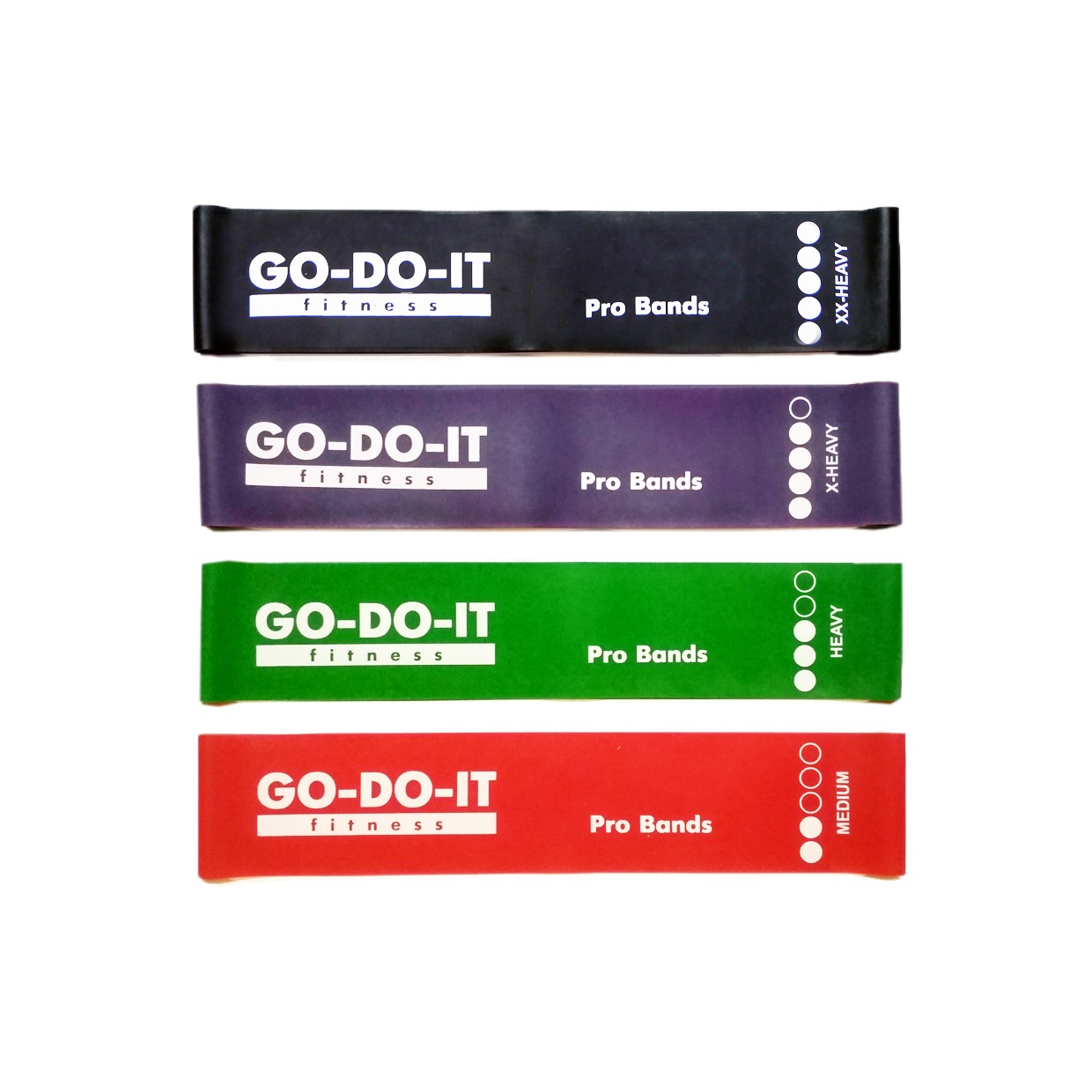 Резинки для фитнеса GO-DO-IT STANDARD красная 5 см 7 кг - фото 4