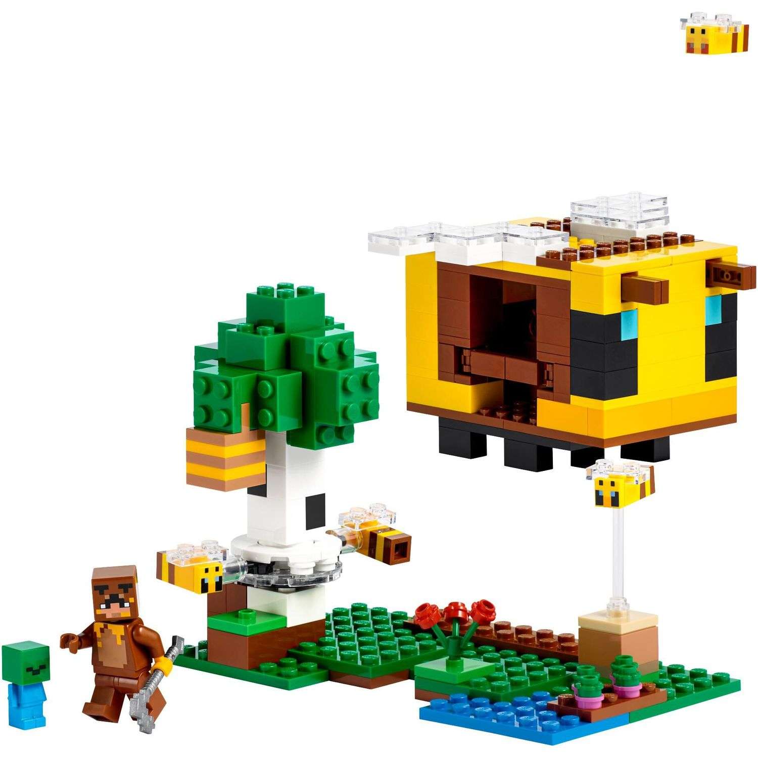 Конструктор LEGO Майнкрафт Пчелиный коттедж 21241 - фото 3