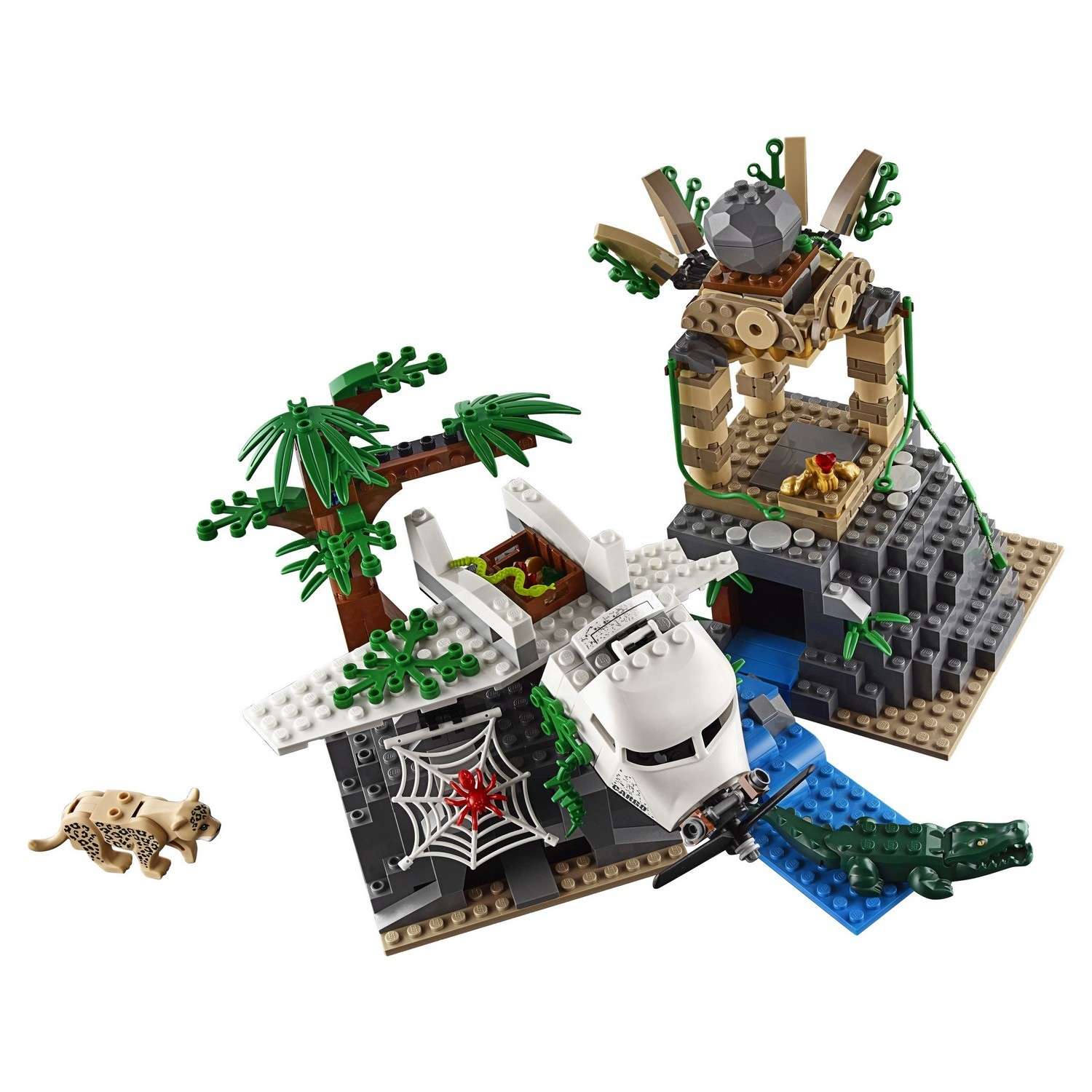 Конструктор LEGO City Jungle Explorers База исследователей джунглей (60161) - фото 10