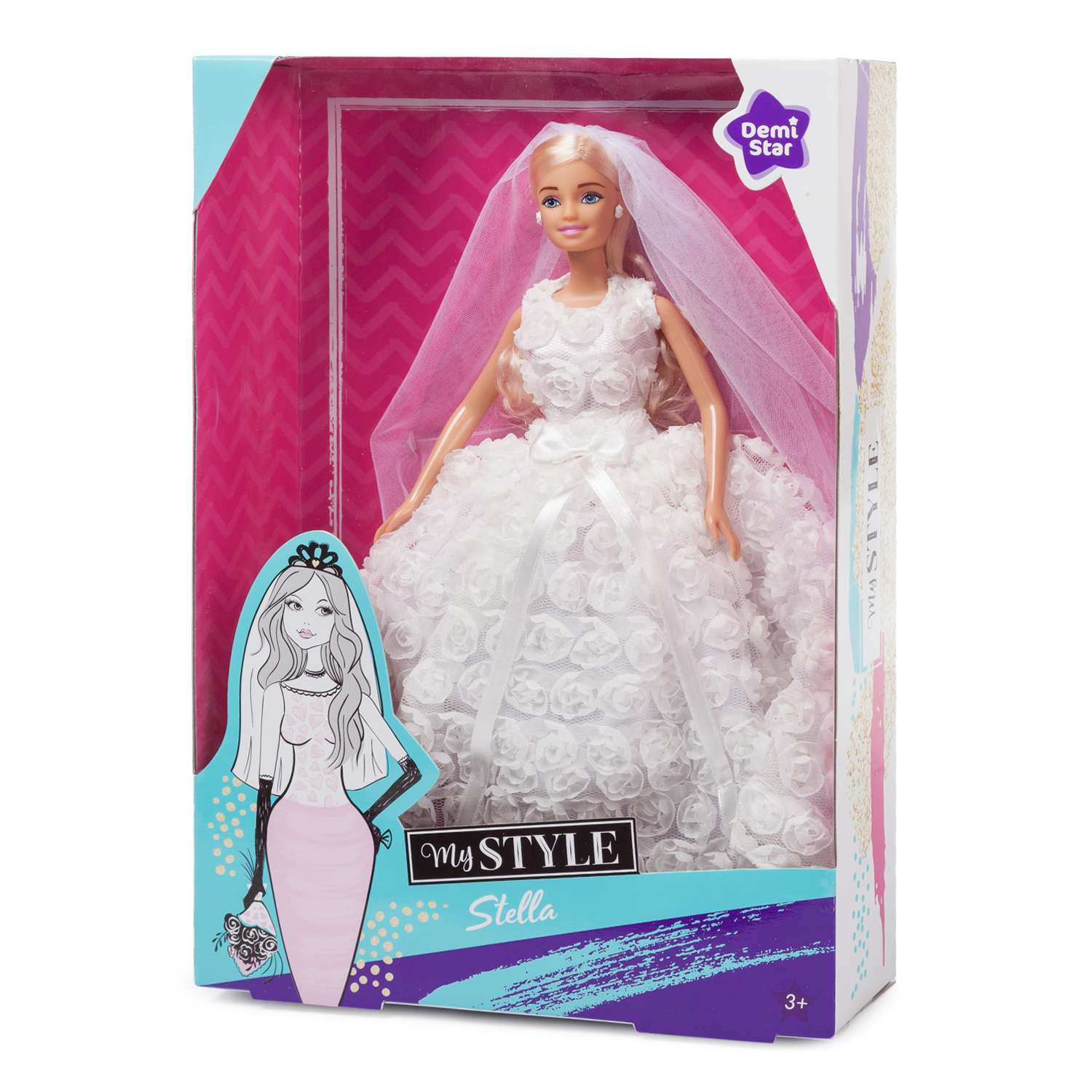 Кукла модельная Demi Star Невеста 99117 - фото 3