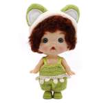 Кукла Funky Toys в шапке с ушками и зеленом костюме 10 см FT0689335