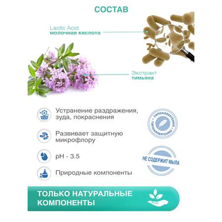 Лосьон Lactacyd Pharma с антибактериальным эффектом с экстрактом Тимьяна