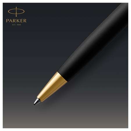 Ручка шариковая PARKER Sonnet Matte Black GT черная поворот подарочная упаковка