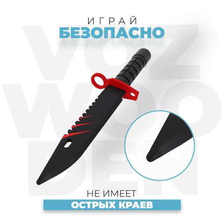 Штык-нож VozWooden Скретч Стандофф 2 деревянный М9 Байонет