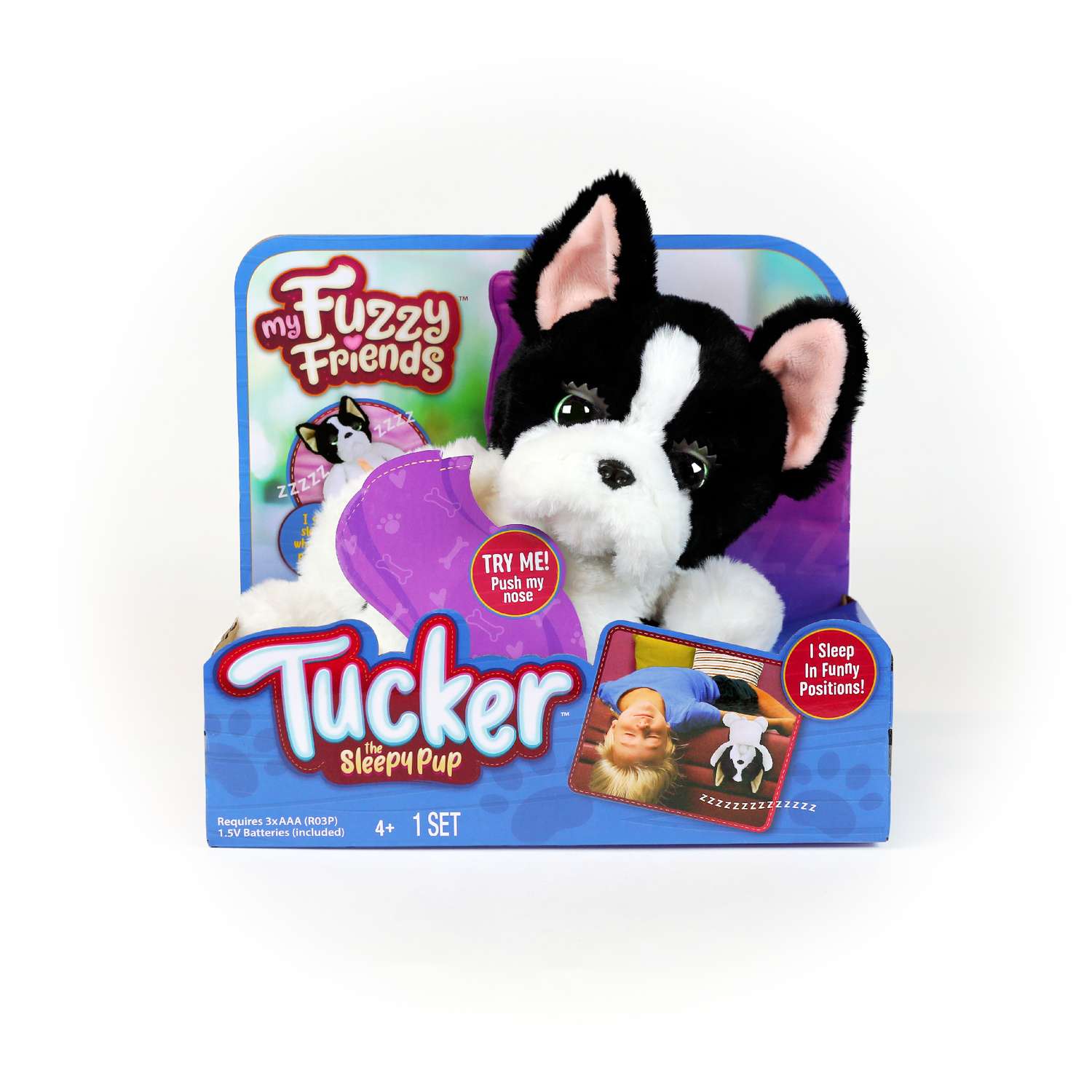 Интерактивная игрушка My Fuzzy Friends Сонный щенок Таккер - фото 15